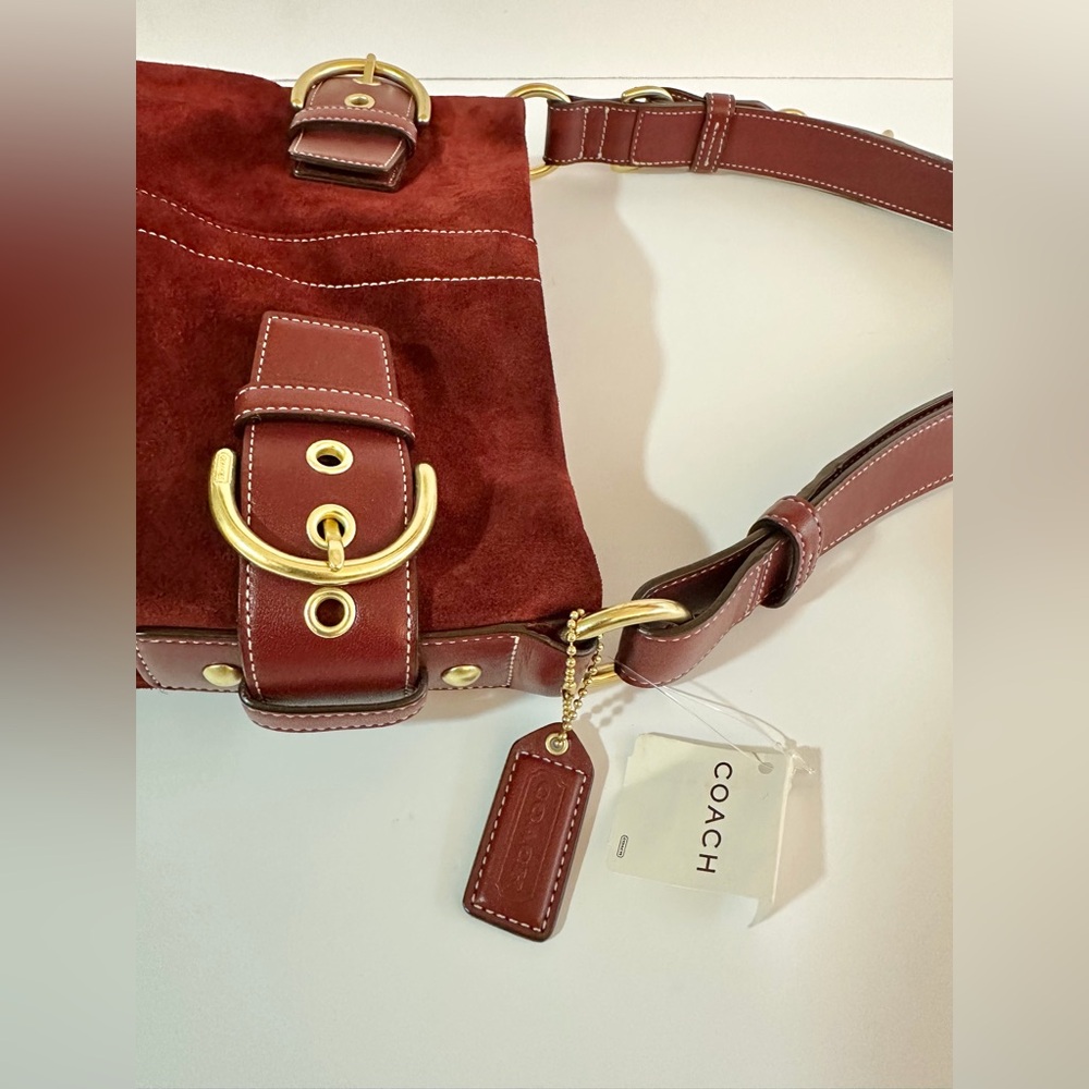 Coach - VINTAGE Suede Soft Duffle Bag - Picture 5 of 15